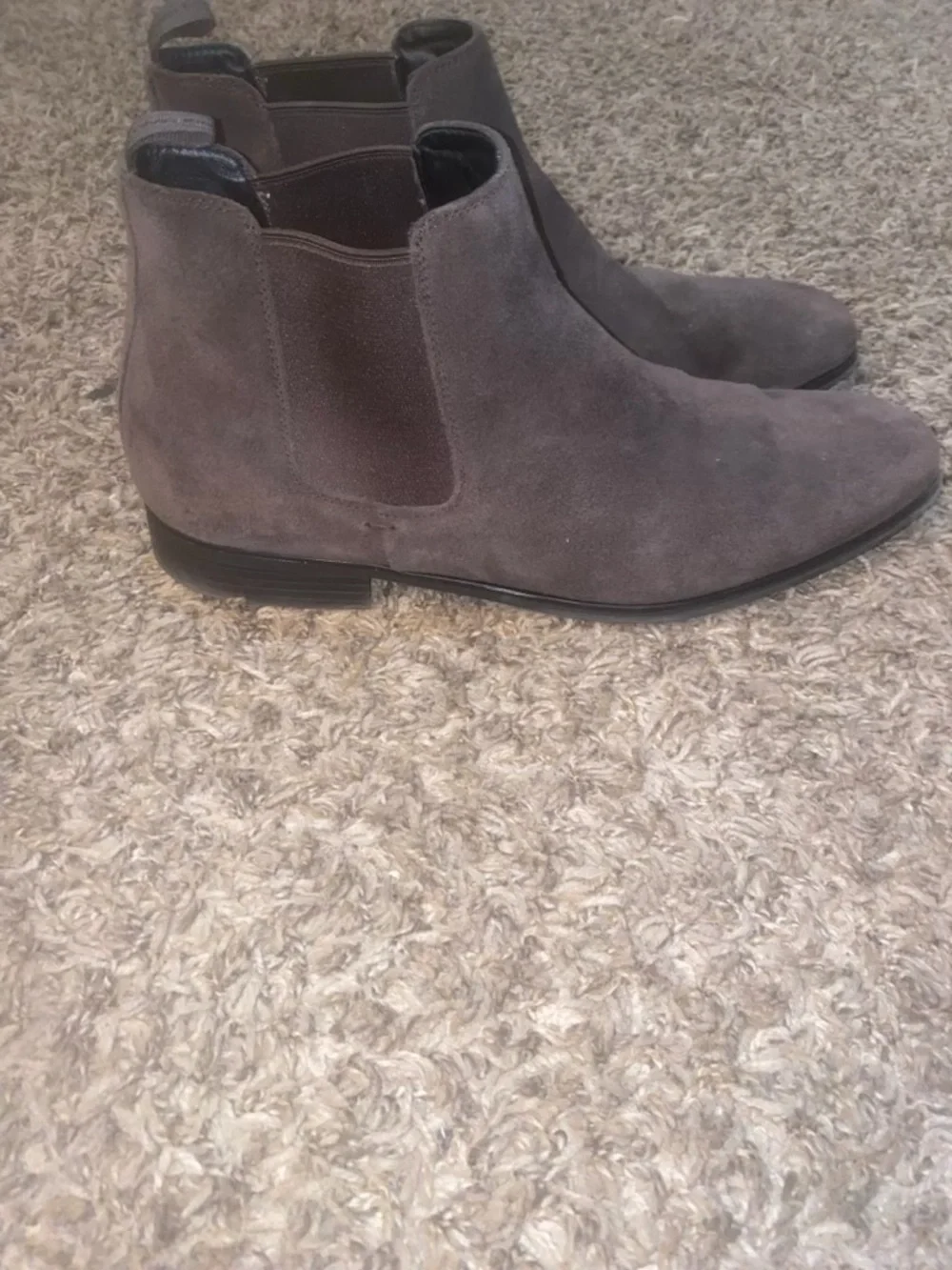 Calvin Klein Men's Gray Suede Chukka Boots